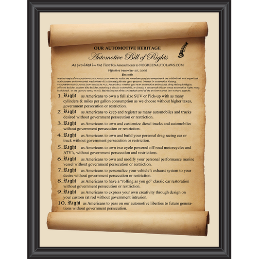 RR - AUTOMOTIVE BILL OF RIGHTS