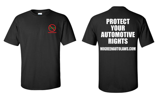 E1 - SHORT SLEEVE TEE - PROTECT YOUR AUTOMOTIVE RIGHTS!