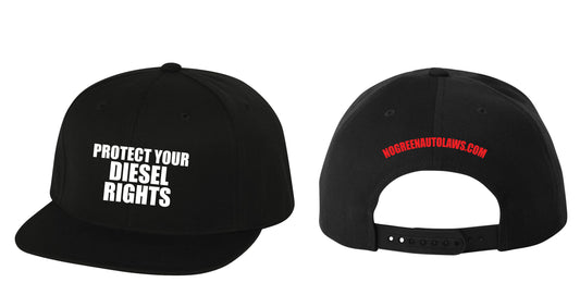 B5 - FLATBILL SNAPBACK HAT - PROTECT YOUR DIESEL RIGHTS!