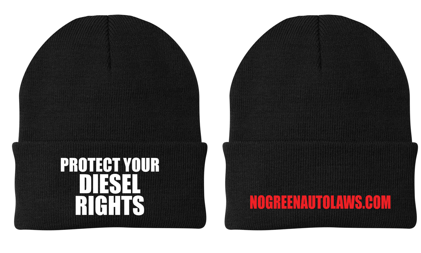 B4 - BEANIE - PROTECT YOUR DIESEL RIGHTS!
